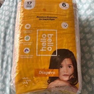 Hello bello size 6 diaper pack sealed